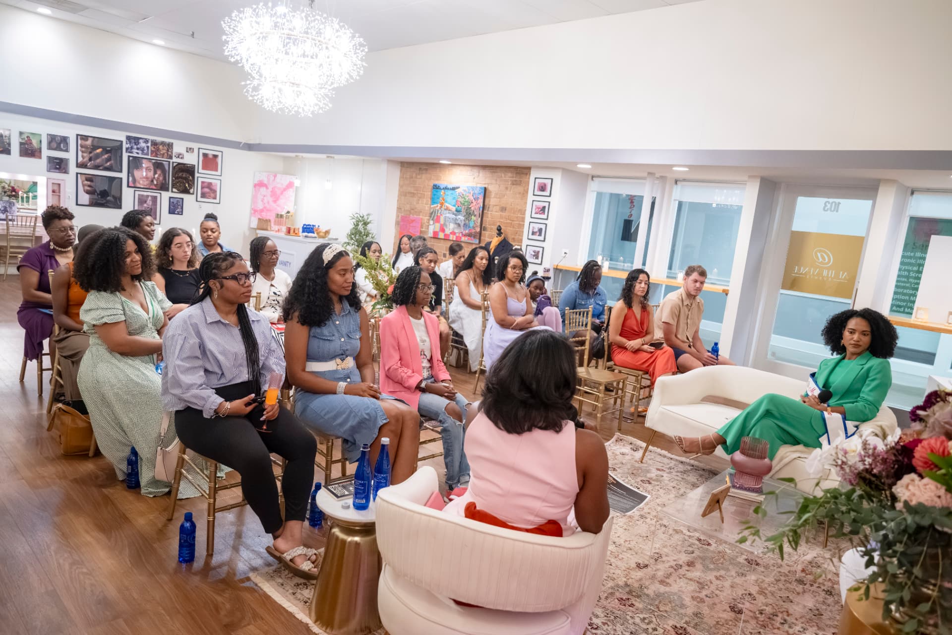Guests seated for The Vanity: Redefining Beauty conversation.